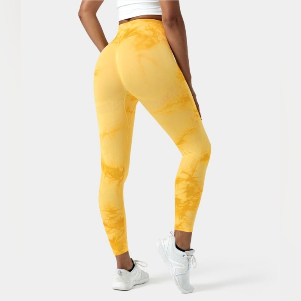 Seamless Flow Super High Waist Tie Dye Yoga Leggings